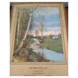 Two Vintage Calendars