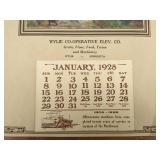 Two Vintage Calendars