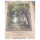 Two Vintage Calendars