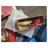 Collection of Tackleboxes and Fishing Supplies