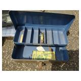 Collection of Tackleboxes and Fishing Supplies