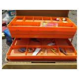Collection of Tackleboxes and Fishing Supplies