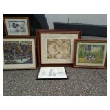 Collection of Framed Wall Art