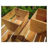 Wooden Produce Boxes