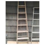 Two Wood Ladders