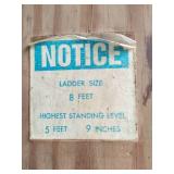 Two Wood Ladders