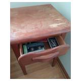 Wood End Table