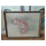 Three Framed Child Prints