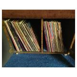 Collection of Records with Record Cabinet
