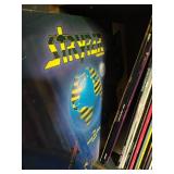 Collection of Records with Record Cabinet