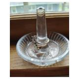 Two Rings with Crystal Ring Holder
