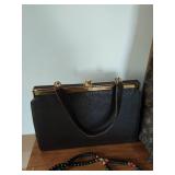Two Purses with Costume Jewelry