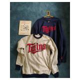 Minnesota Twins Book and Two Sweatshirts