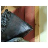 Military Style Boots & Blanket