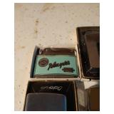 Collection of Lighters and Coins