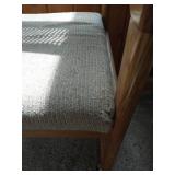 Two Vintage Wicker Back Chairs