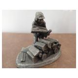 Collection Of Three Pewter Figurines By International Pewter