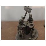 Collection Of Three Pewter Figurines By International Pewter
