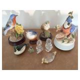 Collection Of Bird Décor And Figurines