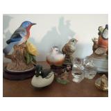 Collection Of Bird Décor And Figurines