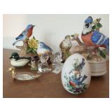 Collection Of Bird Décor And Figurines