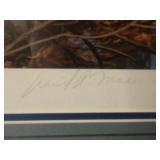 Framed David A. Maass Misty Morning Revisited Wood Ducks 243/1200