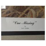 Framed Les C. Kouba One Missing 210/2000