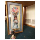 1983 Goebel Flower Girl Figurine With Art