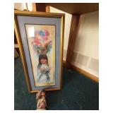 1983 Goebel Flower Girl Figurine With Art