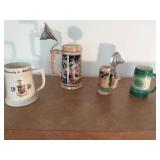 Collection Of Steins And Mugs