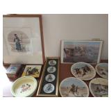 Collection Of Western Themed Décor And Art