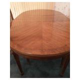 Dining Table With Four Thomasville Chairs