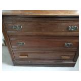 Three Drawer Chest Dresser With Mirror