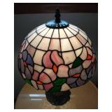 Floral Stained Glass Lamp