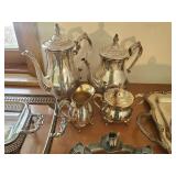Collection Of W.M. Rogers Star And Eagel Serving ware