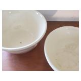 Two Pottery Bowls And A Cookie Jar