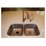 Kitchen Sink with Faucet and Disposal