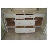 Bathroom Vanity with 2 Faucets