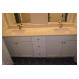 Bathroom Vanity with 2 Faucets