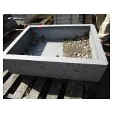 Granite planter box...