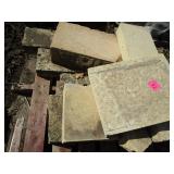 Limestone wall stone...