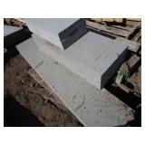 Blue Stone step, largest approx 60"...