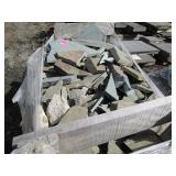 Pavers, irregular sizes, mix of Blu...
