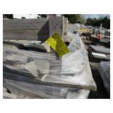 Pavers, irregular sizes, mix of Blu...