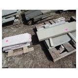Pavers, four 23.5"x11.5", 42"x11.75...