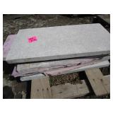 Pavers, four 23.5"x11.5", 42"x11.75...