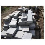 Granite pavers, mostly 6"x6"x2.5", ...