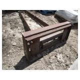 Crafted lifting arms for skidloader...