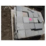 Granite pavers, mostly 6"x6"x2.5", ...