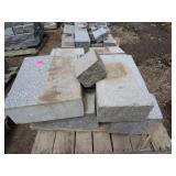 Granite wall block, 15"x8"x8"...